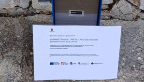 Nou estacions de reparació de bicicletes per als municipis del Cycling Raiguer