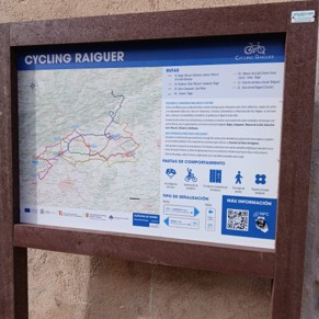 Les rutes cicloturístiques des Raiguer estrenen senyalització de plàstic reciclat i accessible