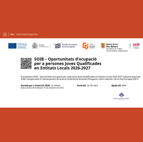 JOVES QUALIFICADES EN ENTITATS LOCALS 2026-2027